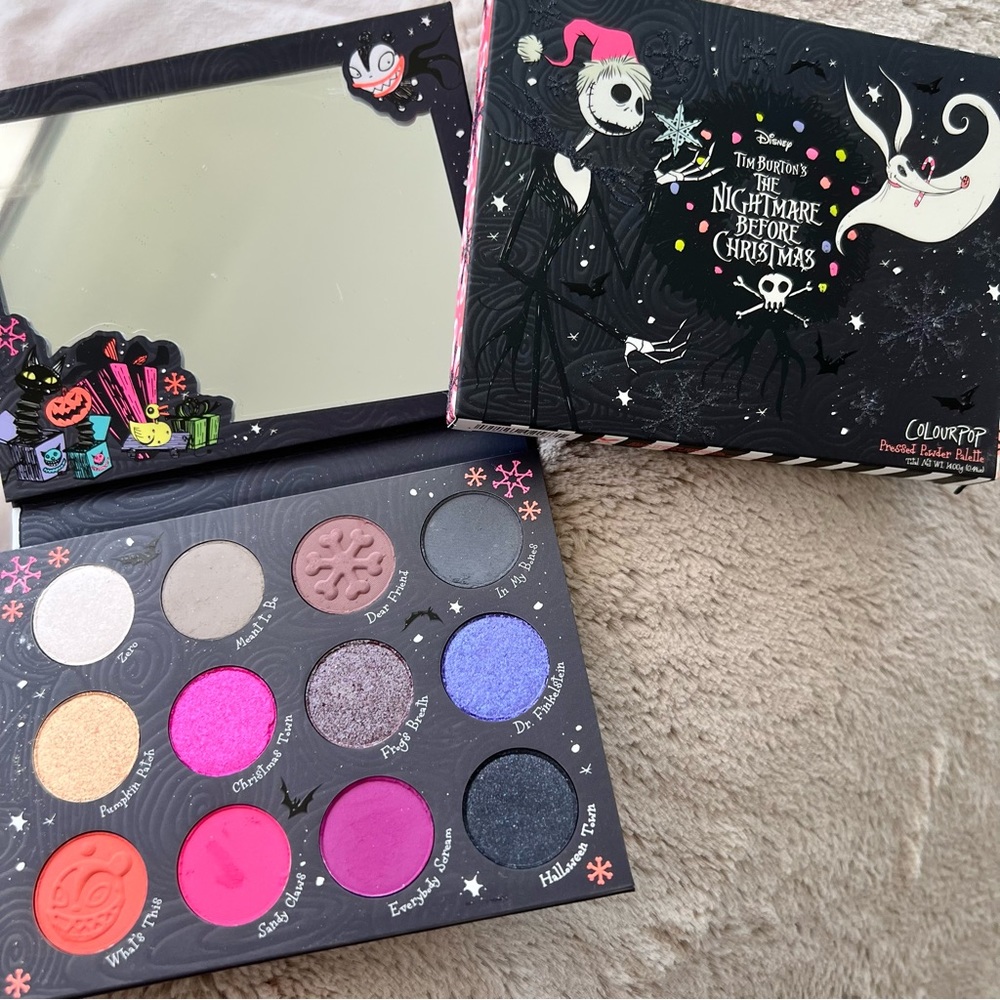 Colourpop x Nightmare Before Christmas Eyeshadow Palette